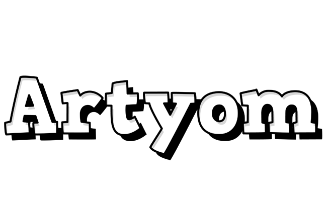 Artyom snowing logo