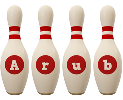 Arub bowling-pin logo