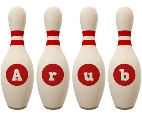 Arub bowling-pin logo