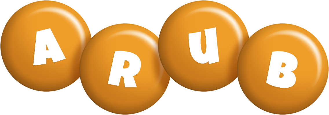 Arub candy-orange logo