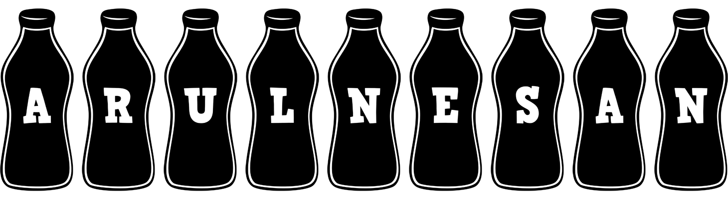 Arulnesan bottle logo