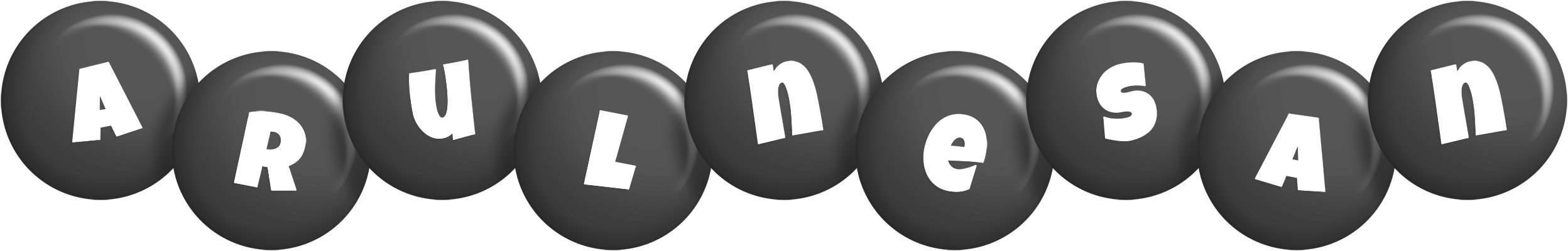 Arulnesan candy-black logo