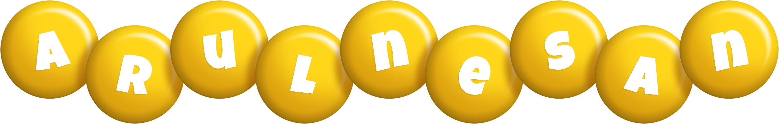 Arulnesan candy-yellow logo