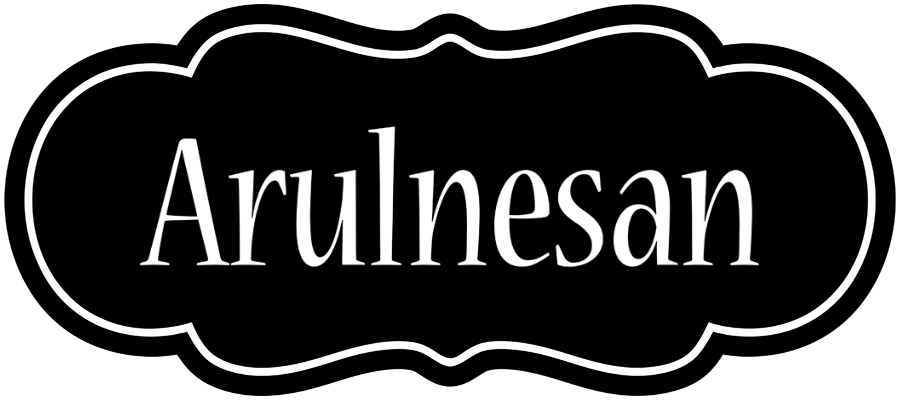 Arulnesan welcome logo