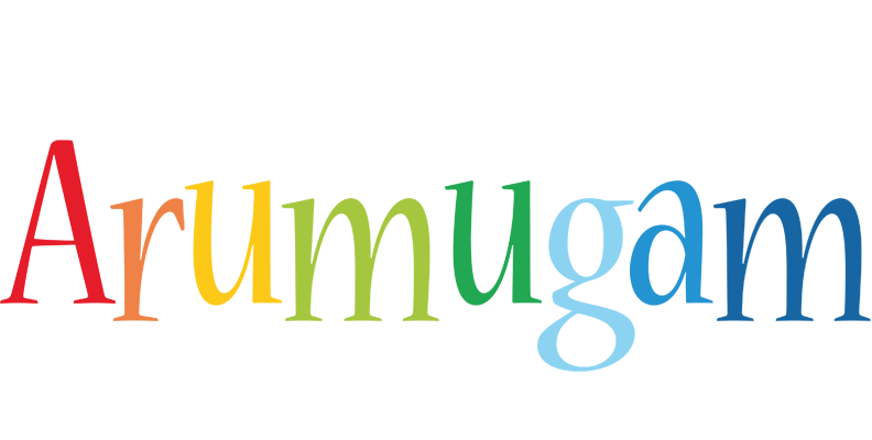 Arumugam birthday logo