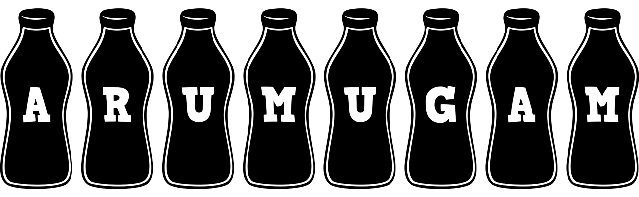 Arumugam bottle logo