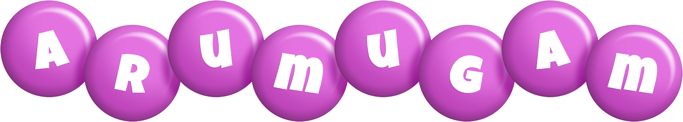 Arumugam candy-purple logo
