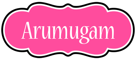 Arumugam invitation logo