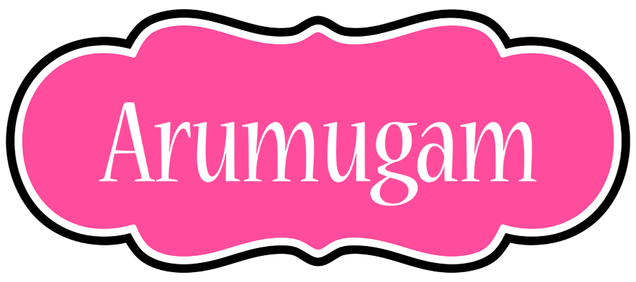 Arumugam invitation logo