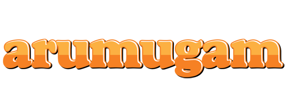 Arumugam orange logo