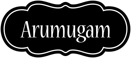 Arumugam welcome logo