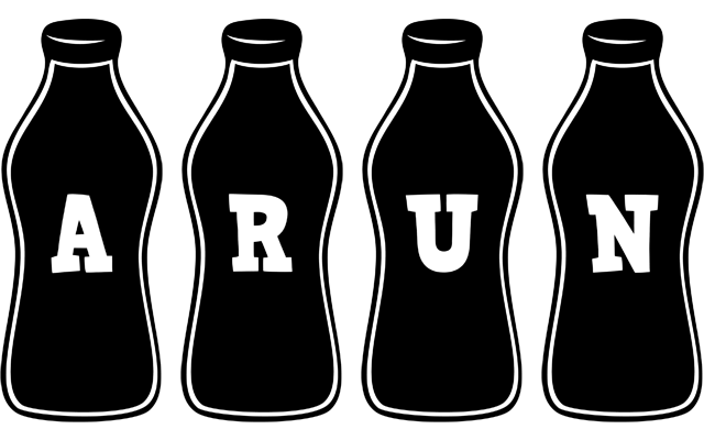 Arun bottle logo