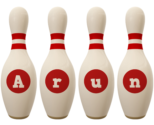 Arun bowling-pin logo