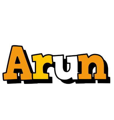 Arun cartoon logo