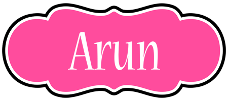 Arun invitation logo