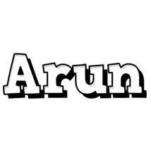 Arun snowing logo
