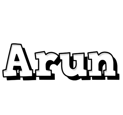 Arun snowing logo