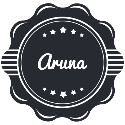 Aruna badge logo