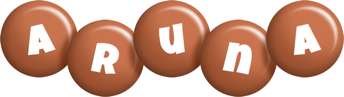 Aruna candy-brown logo