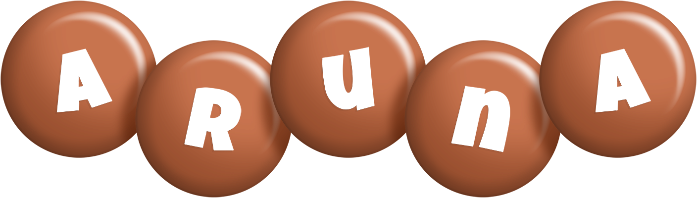 Aruna candy-brown logo