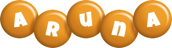 Aruna candy-orange logo
