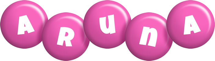 Aruna candy-pink logo