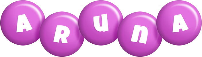 Aruna candy-purple logo