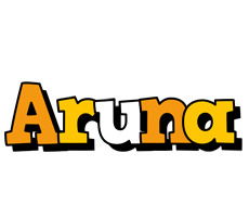 Aruna cartoon logo