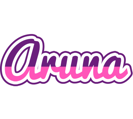 Aruna cheerful logo