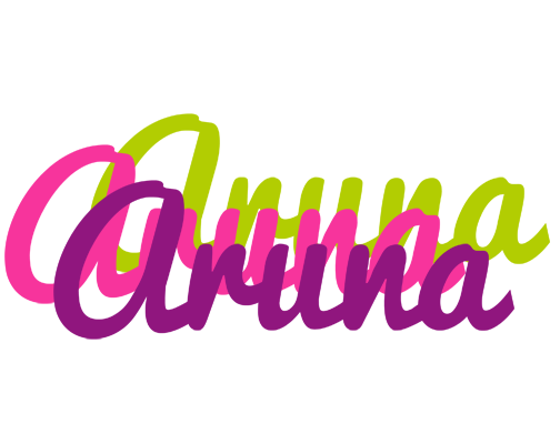 Aruna flowers logo