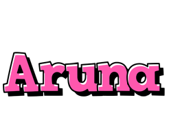 Aruna girlish logo