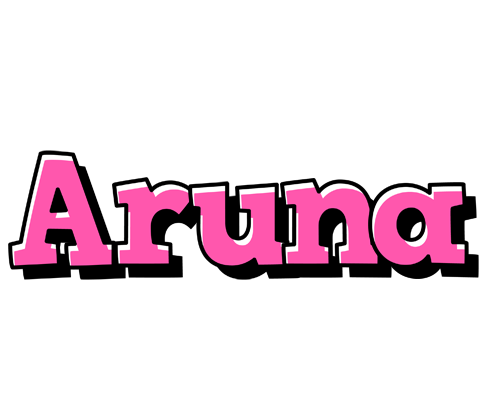 Aruna girlish logo