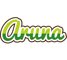 Aruna golfing logo