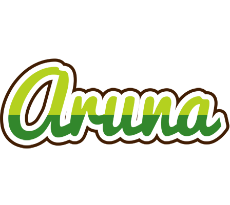 Aruna golfing logo