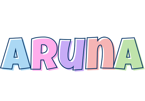 Aruna pastel logo