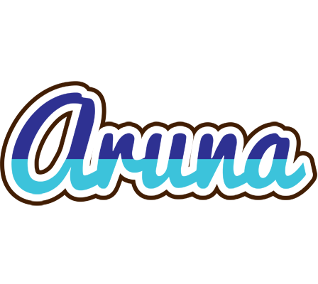 Aruna raining logo