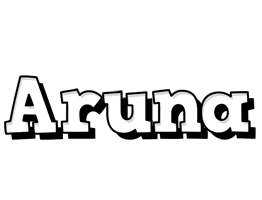 Aruna snowing logo