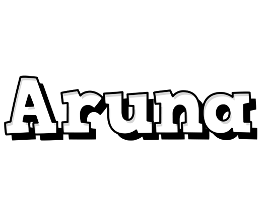 Aruna snowing logo
