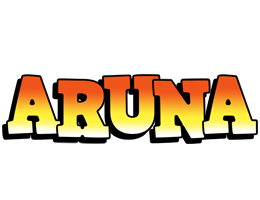 Aruna sunset logo