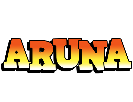 Aruna sunset logo