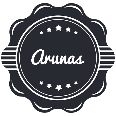 Arunas badge logo