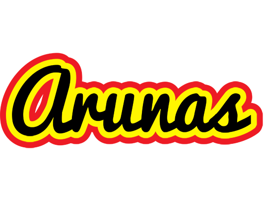 Arunas flaming logo