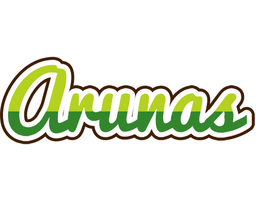 Arunas golfing logo