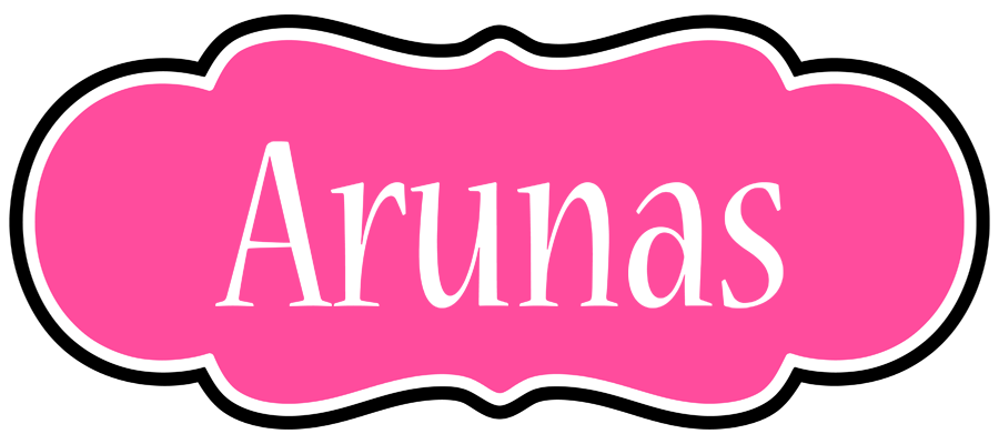 Arunas invitation logo
