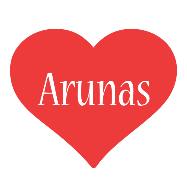 Arunas love logo