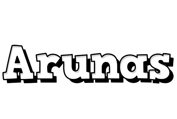 Arunas snowing logo