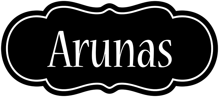 Arunas welcome logo