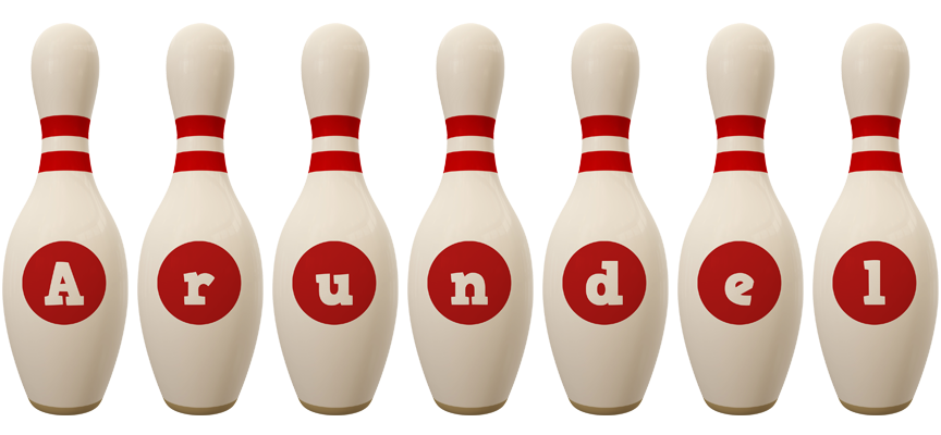 Arundel bowling-pin logo