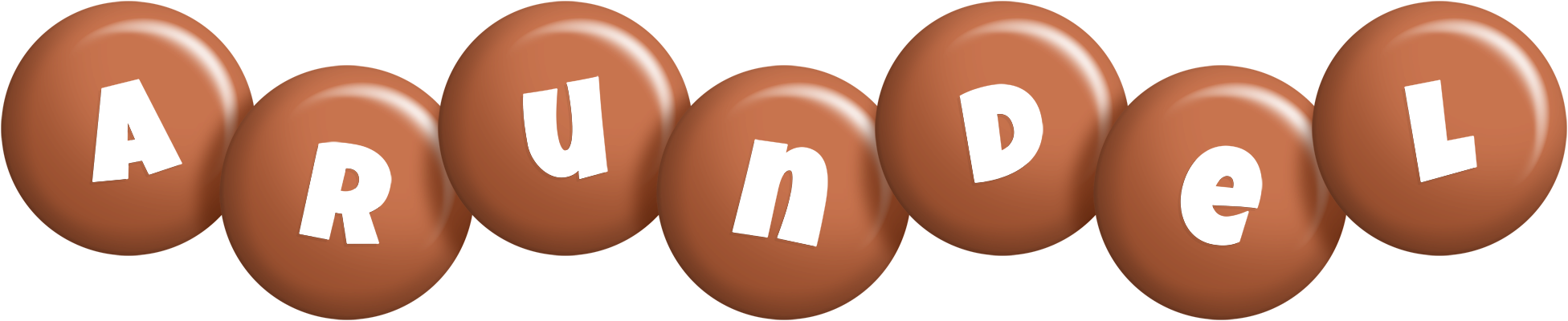 Arundel candy-brown logo