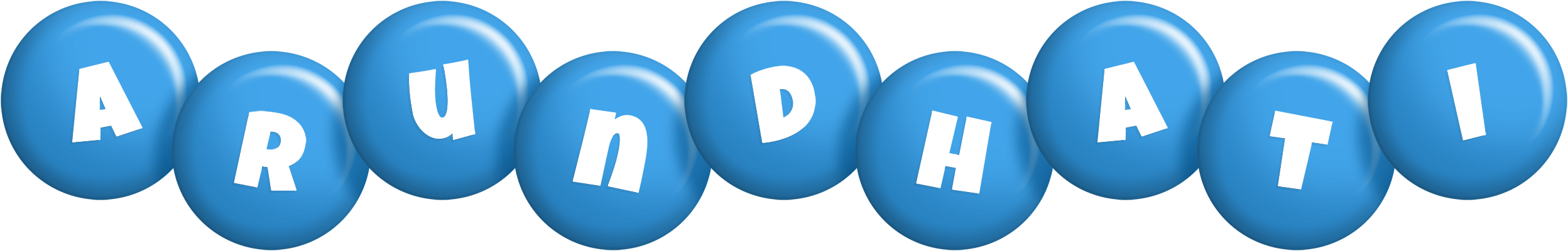 Arundhati candy-blue logo